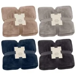 Heritage Collection Aspen Faux Fur Throw - Navy -Cheap Home Style Store 383178 383180 383182 383183 aspen throw group