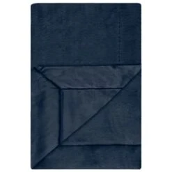 Heritage Collection Aspen Faux Fur Throw - Navy -Cheap Home Style Store 383180 aspen throw navy1