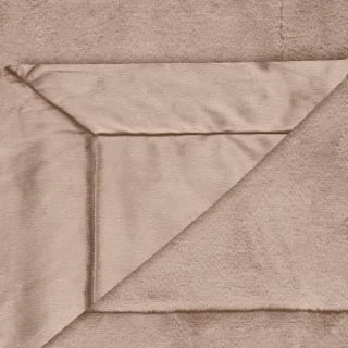 Heritage Collection Aspen Faux Fur Throw - Mink 4 Heritage Collection Aspen Faux Fur Throw - Mink - Image 4