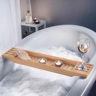 B&M Natural Over Bath Rack 1 B&M Natural Over Bath Rack