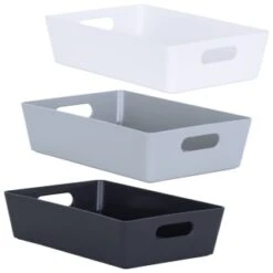 Soho Storage Tray 6 X 25.5 X 17cm - White -Cheap Home Style Store 384407 soho size d box 6x25 5x17cm group