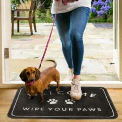 B&M Washable Pet Doormat - Wipe Your Paws -Cheap Home Style Store 385004 pet washable doormat 4
