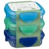 Simply Kids Clip Lock Tubs 3pk - Blue & Green