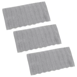B&M Retreat Face Cloth 3pk - Grey 2 B&M Retreat Face Cloth 3pk - Grey - Image 2
