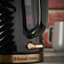 Russell Hobbs Groove Kettle 1.7L - Black & Gold 7 Russell Hobbs Groove Kettle 1.7L - Black & Gold -Cheap Home Style Store 386647 russell hobbs groove black and gold kettle 3