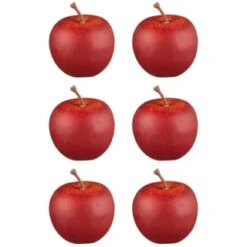 B&M Apple Decorations 6pk 5 B&M Apple Decorations 6pk -Cheap Home Style Store 387538 apples 2