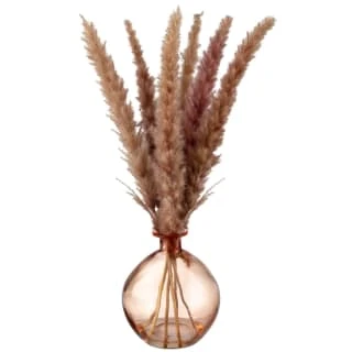 B&M Blush Vase With Pampas 1 B&M Blush Vase With Pampas