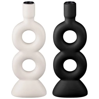 B&M Dinner Candle Holder - Black 2 B&M Dinner Candle Holder - Black - Image 2