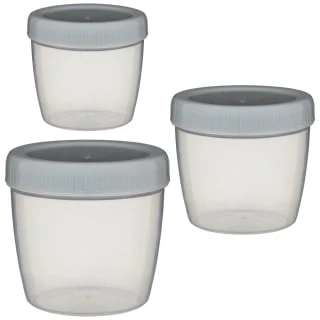 B&M Set Of 3 Snack Pots 3pk 2 B&M Set Of 3 Snack Pots 3pk - Image 2