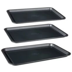 Betty Crocker Non-Stick Baking Tray Set 3pc 11 Betty Crocker Non-Stick Baking Tray Set 3pc -Cheap Home Style Store 388523 set of 3 non stick baking trays group 2