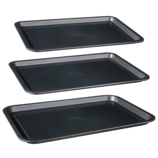 Betty Crocker Non-Stick Baking Tray Set 3pc 3 Betty Crocker Non-Stick Baking Tray Set 3pc - Image 3