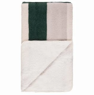 B&M Highland Green Check Sherpa Doublesided Throw 2 B&M Highland Green Check Sherpa Doublesided Throw - Image 2