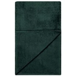 B&M Waffle Throw - Dark Green -Cheap Home Style Store 388773 waffle throw dark green