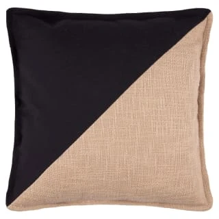 B&M Esra Natural & Black Woven Cushion 1 B&M Esra Natural & Black Woven Cushion