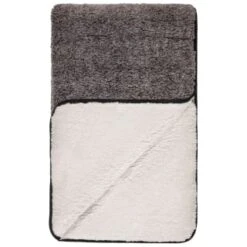 B&M Montana Two Tone Sherpa Throw - Charcoal 6 B&M Montana Two Tone Sherpa Throw - Charcoal -Cheap Home Style Store 388866 montana two tone sherpa throw charcoal 3
