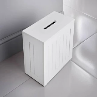 Maine Bathroom Storage Unit - White 2 Maine Bathroom Storage Unit - White - Image 2