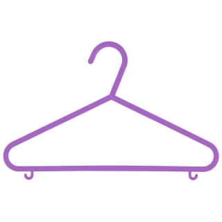 B&M Children's Hangers 10pk - Pastel 7 B&M Children's Hangers 10pk - Pastel - Image 7