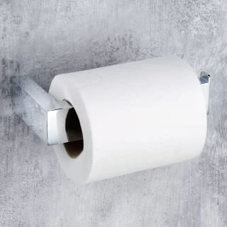 B&M Chrome Fitted Toilet Roll Holder 1 B&M Chrome Fitted Toilet Roll Holder