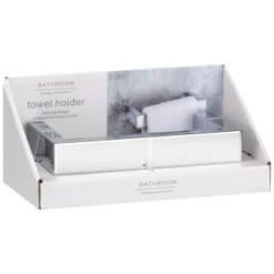 B&M Chrome Fitted Towel Ring -Cheap Home Style Store 389953 chrome fitted towel holder 5