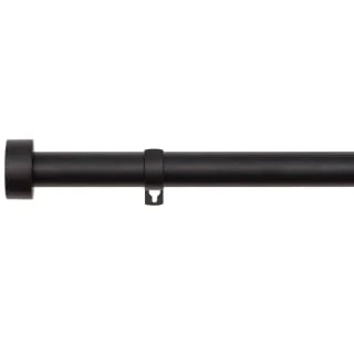 B&M Black Stud End Curtain Pole 120 - 220cm 2 B&M Black Stud End Curtain Pole 120 - 220cm - Image 2