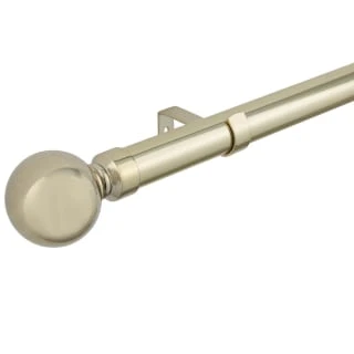 B&M Shiny Gold Orb Curtain Pole 120 - 220cm 1 B&M Shiny Gold Orb Curtain Pole 120 - 220cm