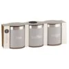 Simply Everyday Set Of Storage Jars 3pk