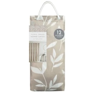 Grey Geo Printed Shower Curtain 1 Grey Geo Printed Shower Curtain