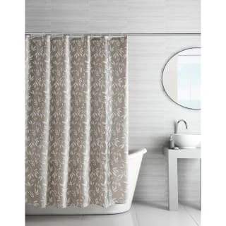 Grey Geo Printed Shower Curtain 2 Grey Geo Printed Shower Curtain - Image 2