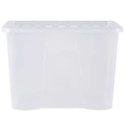 B&M Extra Large Storage Box With Lid 6 B&M Extra Large Storage Box With Lid -Cheap Home Style Store 391380 clear 80l storgae box and lid