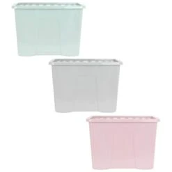 B&M Storage Box With Lid 80L - Sage 9 B&M Storage Box With Lid 80L - Sage -Cheap Home Style Store 391381 391383 391384 80l storage box and lid group