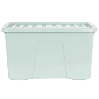 B&M Storage Box With Lid 60L - Sage 3 B&M Storage Box With Lid 60L - Sage - Image 3