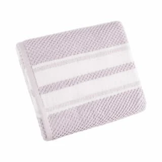 B&M Newbury Stripe Bath Towel - Grey 1 B&M Newbury Stripe Bath Towel - Grey