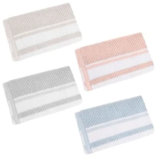B&M Newbury Face Cloth 3pk - Blush 2 B&M Newbury Face Cloth 3pk - Blush - Image 2
