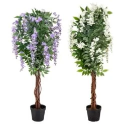 Bloom Wysteria Tree In Pot - Purple 5 Bloom Wysteria Tree In Pot - Purple -Cheap Home Style Store 392870 4ft wysteria tree group