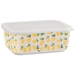 B&M Rectangular Tubs 2pk - Lemons -Cheap Home Style Store 392929 2pk reuse and repurpose rectangle tubs lemon 5