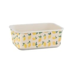 B&M Rectangular Tubs 2pk - Lemons -Cheap Home Style Store 392929 2pk reuse and repurpose rectangle tubs lemon 6
