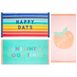 B&M Adult's Beach Towel - Sunshine & Good Times 9 B&M Adult's Beach Towel - Sunshine & Good Times -Cheap Home Style Store 393919 adult slogan beach towel group 2