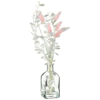 B&M Flower Arrangement In Glass Bottle 1 B&M Flower Arrangement In Glass Bottle