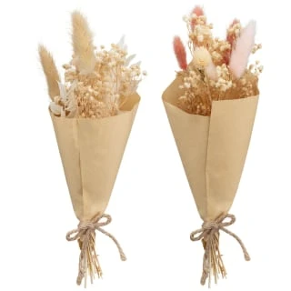 B&M Mini Dried Flower Bunch - Neutral 3 B&M Mini Dried Flower Bunch - Neutral - Image 3