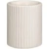 B&M Ribbed Tealight Holder - Cream