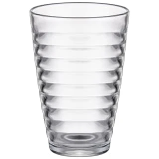 Set Of 4 Ribbed Glasses 1 Set Of 4 Ribbed Glasses