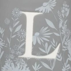 B&M Floral Alphabet Mug (Assorted) 21 B&M Floral Alphabet Mug (Assorted) -Cheap Home Style Store 394397 floral alphabet mug grey l 2