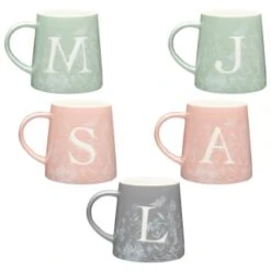 B&M Floral Alphabet Mug (Assorted) 16 B&M Floral Alphabet Mug (Assorted) -Cheap Home Style Store 394397 floral alphabet mug group