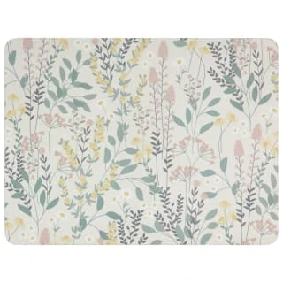 B&M Floral Placemat & Coaster Set 8pc 2 B&M Floral Placemat & Coaster Set 8pc - Image 2