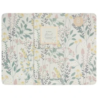 B&M Floral Placemat & Coaster Set 8pc 3 B&M Floral Placemat & Coaster Set 8pc - Image 3