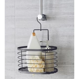 B&M Hanging Bathroom Caddy - Grey 4 B&M Hanging Bathroom Caddy - Grey - Image 4