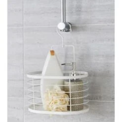 B&M Hanging Bathroom Caddy - White 7 B&M Hanging Bathroom Caddy - White -Cheap Home Style Store 394579 hanging caddy white