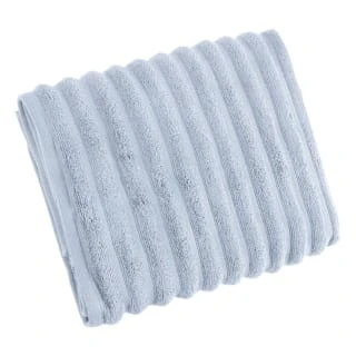 Retreat Knitted Bath Towel - Light Blue 1 Retreat Knitted Bath Towel - Light Blue