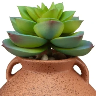 B&M Small Succulent Vase - Orange 2 B&M Small Succulent Vase - Orange - Image 2