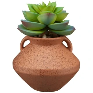 B&M Small Succulent Vase - Orange 1 B&M Small Succulent Vase - Orange